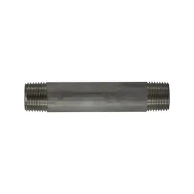 Midland Industries 49069 - Welded Pipe Nipple, 1/2" MPT x 1/2" MPT, 5-1/2" L, Stainless Steel, SCH
