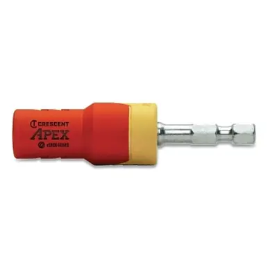 Crescent CAEBH2C eSHOK-GUARD Magnetic Isolated Bit Holder, 1/4" x 3" (4pk)