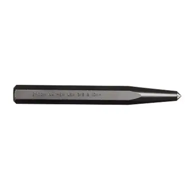 Mayhew Tools 24004 Center Punch, 6-1/4" Long, 3/8" Tip, Alloy Steel, Full Finish
