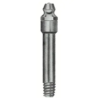 ALEMITE 3014-B Hydraulic Straight Fitting, 1-5/8" L, Male/Male, 1/4" SAE