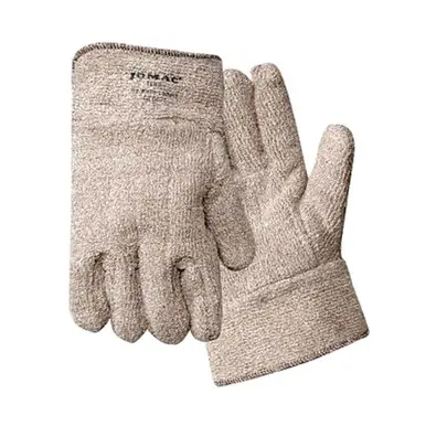 Wells Lamont 644HRL Jomac Terry Cloth Safety Cuff Glove, X-Large, Brown/White