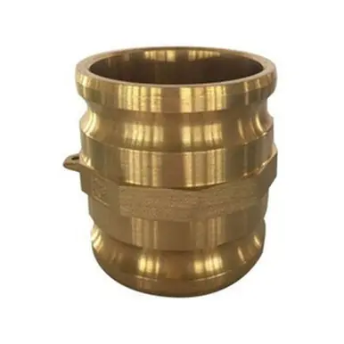 Midland Industries 44213 - Spool Coupler, 2" MPT x 2" MPT, Brass