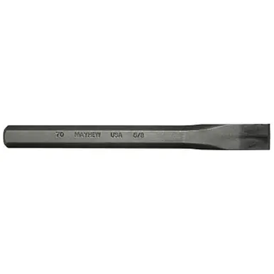 Mayhew Tools 70209 Cold Chisel, 6-1/2" Long, 5/8" Cut, Sand Blasted, 12/Box