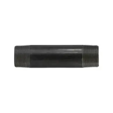 Midland Industries 57128 - Welded Pipe Nipple, 1-1/4" MPT x 1-1/4" MPT, 5-1/2" L, Steel, Black, SCH