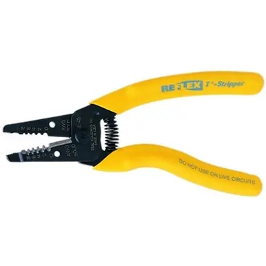Ideal Industries 45-415 Reflex Premium T-Stripper, 10-18 AWG, Yellow