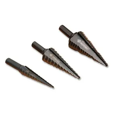 Greenlee 35884C Step Drill Bit Kit, 1/8" to 1-1/8"