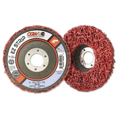 CGW 59205 EZ Strip Wheel, 4.5" x 5/8", Silicon Carbide (10pk)