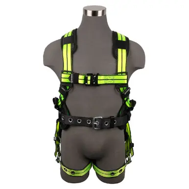 Safewaze 021-1436 - PRO+ Construction Harness 1D, QC Chest, TB Legs (L) No side D-rings
