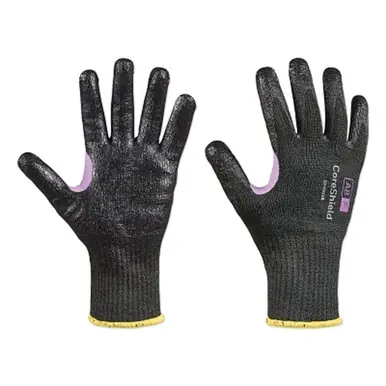 Honeywell 29-0910B/7S CoreShield A9/F Gloves, S, Black