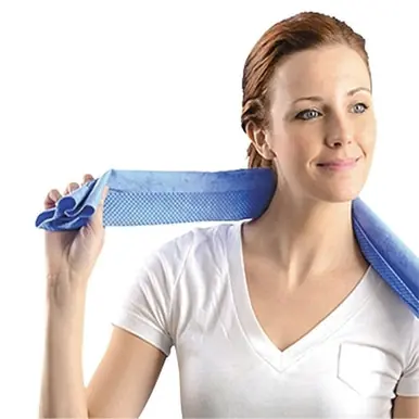 OccuNomix 931-BL MiraCool Cooling Towel, Blue, 14" x 29.5"