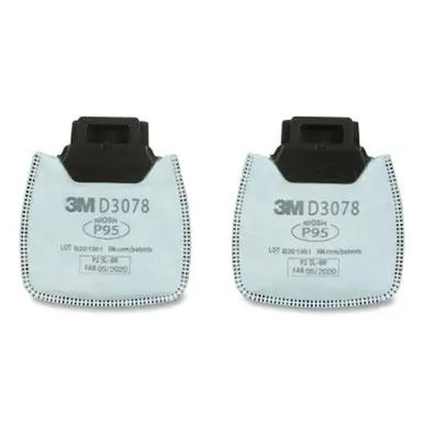 3M D3078 Secure Click Filter P95/Nuisance Level OV/AG Relief