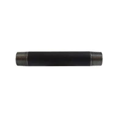 Midland Industries 59095SMLS - Seamless Pipe Nipple, 3/4" MPT x 3/4" MPT, 11" L, Steel, Black, SCH