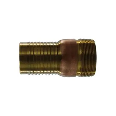 Midland Industries 973600 - Combination Nipple, 1/2" Hose Barbed x 1/2" MIP, Brass
