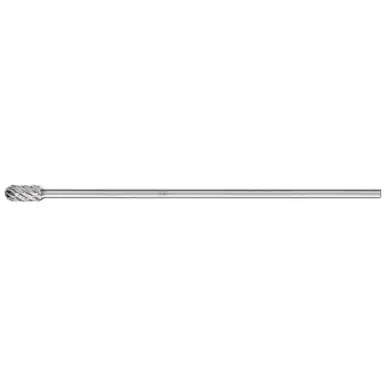 PFERD 25641 Carbide Bur - Cylindrical (Radius End), STEEL Cut 3/8" x 3/4" x 1/4" Shank - SC-3 L6