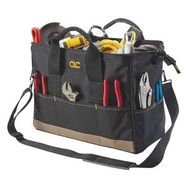 CLC 1165 BigMouth Tool Tote, 22 Compartments, 8.5" x 16" x 10"