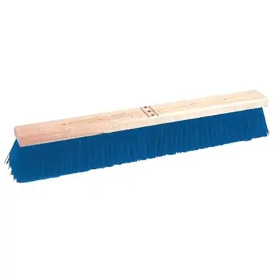 Weiler 44590 Contractor Broom, 24", Stiff Blue Poly