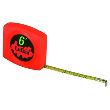 Crescent Lufkin W6110 10 ft Pee Wee Pocket Tape Measure, Black