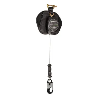 Safewaze SW8008-11LE-ALU - Latitude Edge 11‘ Single Cable SRL-P Alu Snap Hook