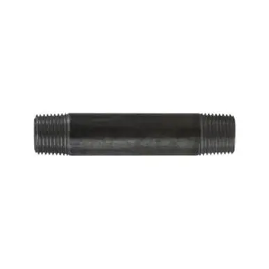 Midland Industries 57067 - Welded Pipe Nipple, 1/2" MPT x 1/2" MPT, 4-1/2" L, Steel, Black, SCH 40
