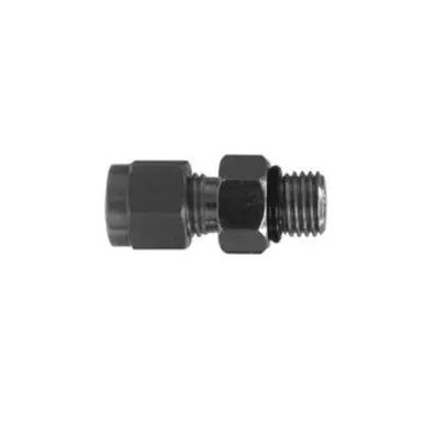 Midland Industries SSC640044 - Connector, 1/4" Tube OD x 7/16" Male ORB, Stainless Steel