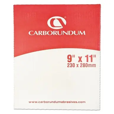Carborundum 05539512308 Silicon Carbide Waterproof Sandscreen Sheet, 320 Grit (25pk)