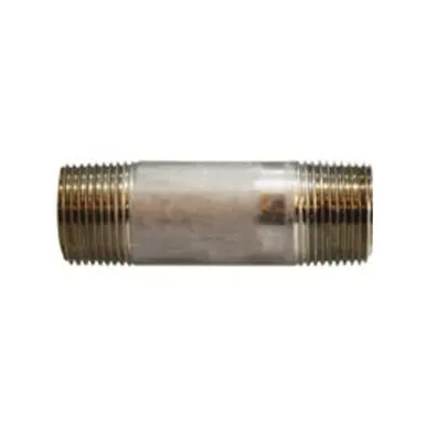 Midland Industries 52083 - Seamless Pipe Nipple, 3/4" MPT x 3/4" MPT, 2-1/2" L, Stainless Steel, SCH