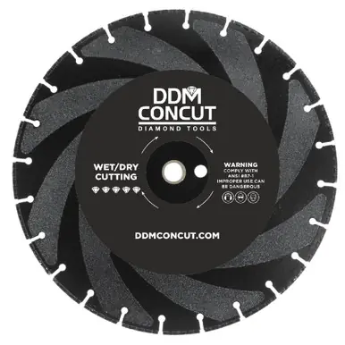 DDM Concut DUCT1220 - 12" x .100 x 20mm Ductile Iron Diamond Blade