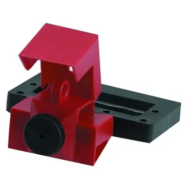 Brady 65321 Oversized Breaker Lockout Device, 480/600V, Red
