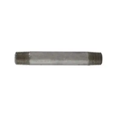 Midland Industries 52005 - Seamless Pipe Nipple, 1/8" MPT x 1/8" MPT, 3" L, Stainless Steel, SCH 80