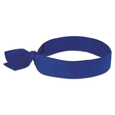 Ergodyne 12307 Chill-Its 6700 Evaporative Cooling Bandana, Solid Blue