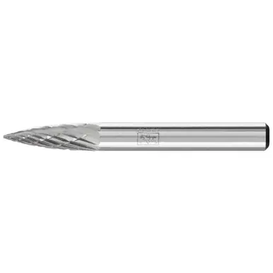 PFERD 25657 Carbide Bur - Flame, ALU Cut 1/4" x 5/8" x 1/4" Shank - SH-1