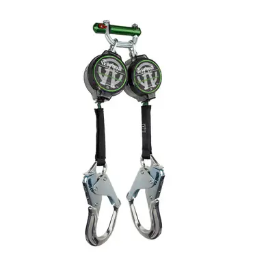 Safewaze 018-5027 - 7‘ Dual Leg Web Retractable with Aluminum Rebar Hooks