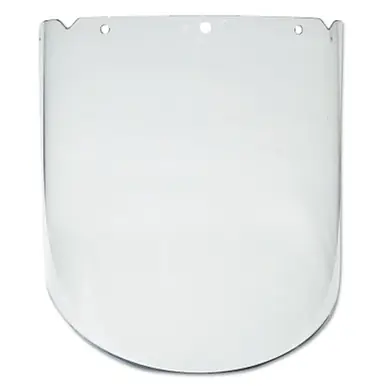 MSA 10115844 V-Gard Visor for Elevated Temperature, Anti-Fog/Anti-Scratch, Clear
