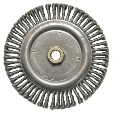 Weiler 09100 Stringer Bead Wheel, 7" x 3/16"