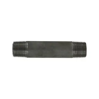 Midland Industries 51041 - Seamless Pipe Nipple, 3/8" MPT x 3/8" MPT, 1-1/2" L, Stainless Steel, SCH