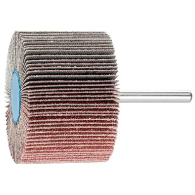 PFERD 45489 2-1/2" x 1-1/2" Mounted Flap Wheel 1/4" Shank - Zirconia Z-COOL - 80 Grit (10pk)