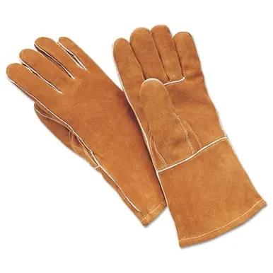Wells Lamont Y1903L Welder Glove, L, Brown