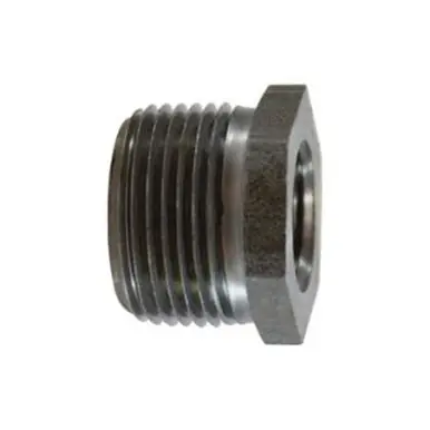 Midland Industries 67505 - Hex Bushing, 1/2" MPT x 3/8" FPT, Steel, Black