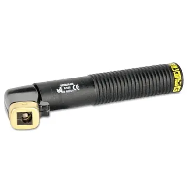 BEST WELDS 900-60-B - Electrode Holder, 600A, Stub Type, 1/0 Cable, 5mm Cap, 8.78" Length