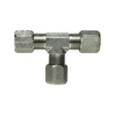 Midland Industries SSC260366 - Union Tee, 3/8" Tube OD x 3/8" Tube OD x 3/8" Tube OD, Stainless