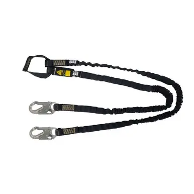 Safewaze 024-2151 - Arc Flash 6‘ Lanyard Aramid, Dual Leg, Soft Loop, Snap