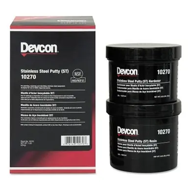 Devcon 10270 Stainless Steel Putty (ST), 1 lb Can