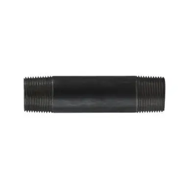 Midland Industries 57105 - Welded Pipe Nipple, 1" MPT x 1" MPT, 4" L, Steel, Black, SCH 40 Schedule