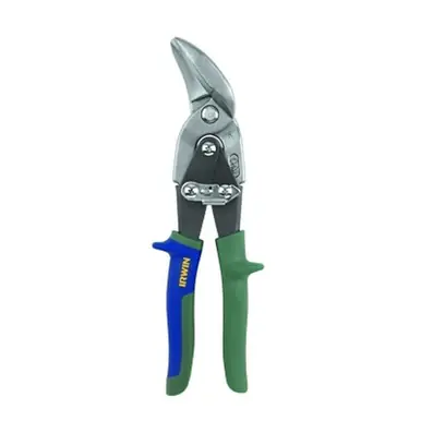 Irwin 2073211 Offset Handle Utility Snips, Left Cut