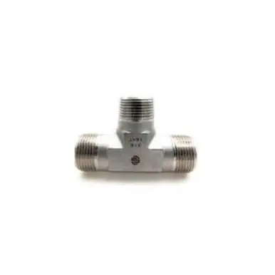 Midland Industries SS5600-02-02-02 - Tee, 1/8" NPT(M) x 1/8" NPT(M) x 1/8" NPT(M), Stainless