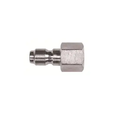 Midland Industries 86045SS - Quick Disconnect Straight Through Plug, 1/4", FPT