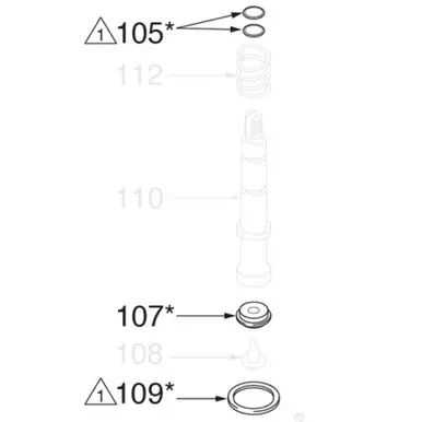 GRACO 26A957 - Repair Kit for Dispenser Valve