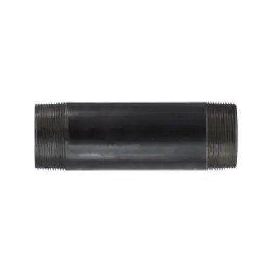 Midland Industries 57292 - Welded Pipe Nipple, 2" MPT x 2" MPT, 30" L, Steel, Black, SCH 40 Schedule
