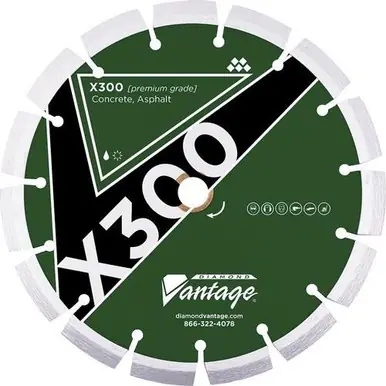 Diamond Vantage 4504CCV 4-1/2" x .375" x 5/8-11 V-Shaped Crack Chaser
