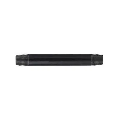 Midland Industries 57030 - Welded Pipe Nipple, 1/4" MPT x 1/4" MPT, 6" L, Steel, Black, SCH 40